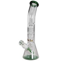 Black Leaf ice bong con doppio percussore 31 cm