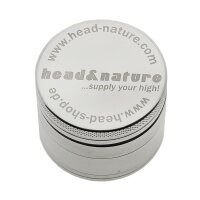 head&nature Grinder con setaccio - 50mm colore argento